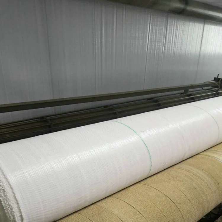 Tessuto barriera contro le erbacce con linee di semina
